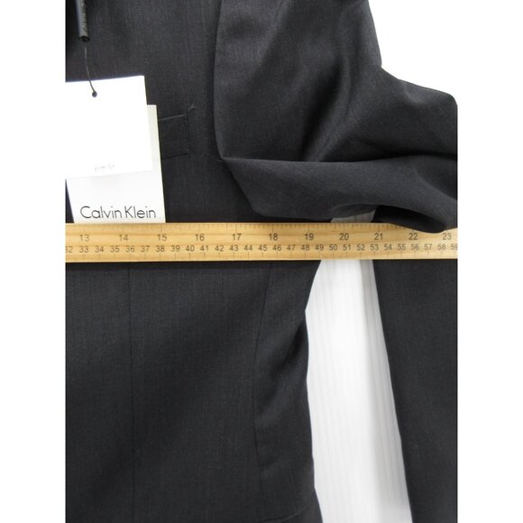 Calvin Klein Sport Coat 36 Short Blazer Wool Slim Fit Business NEW - Picture 8 of 16